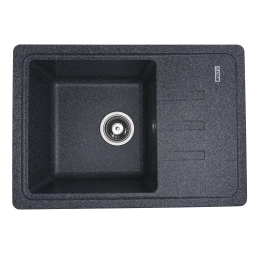 Гранитная мойка для кухни VALESO LIANA 6243 матовая Графит