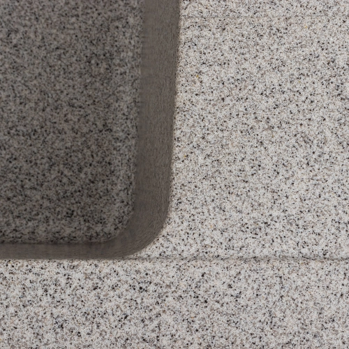 Гранитная мойка для кухни VALESO ZIRKONE 6250 матовая Серый - Фото № 3