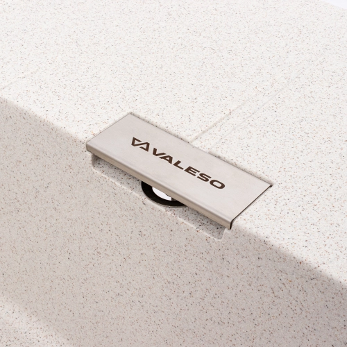 Гранитная мойка для кухни VALESO ZIRKONE 6250 матовая Топаз - Фото № 5