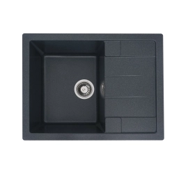 Гранитная мойка для кухни VALESO INTENSO 6550 матовая Антрацит