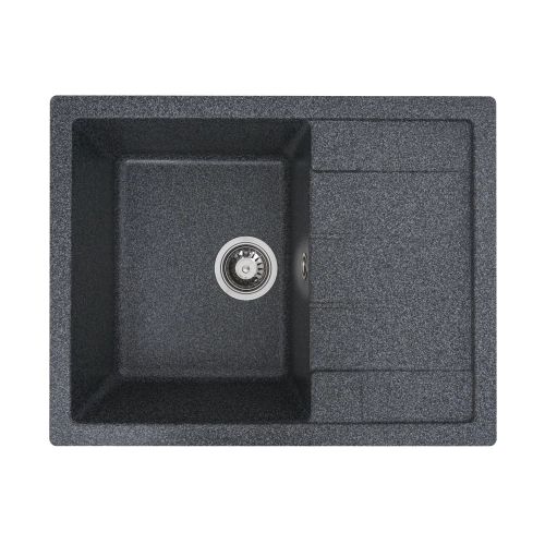 Гранитная мойка для кухни VALESO INTENSO 6550 матовая Графит - Фото № 1