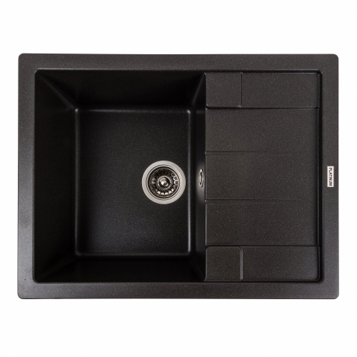 Гранитная мойка для кухни VALESO INTENSO 6550 матовая Морион - Фото № 2