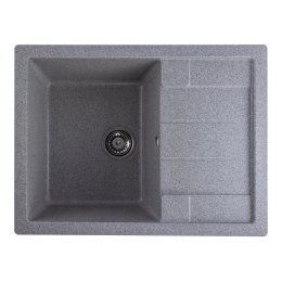 Гранитная мойка для кухни VALESO INTENSO 6550 матовая Серая