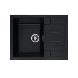 Гранитная мойка для кухни VALESO INTENSO 6550 матовая Черная