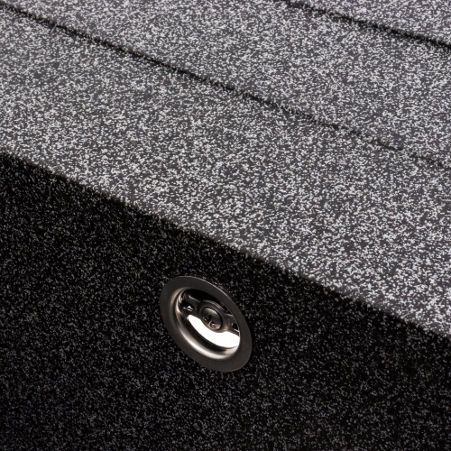 VALESO CASCADA 7050 Granite Kitchen Sink, Matte Graphite - Фото № 3
