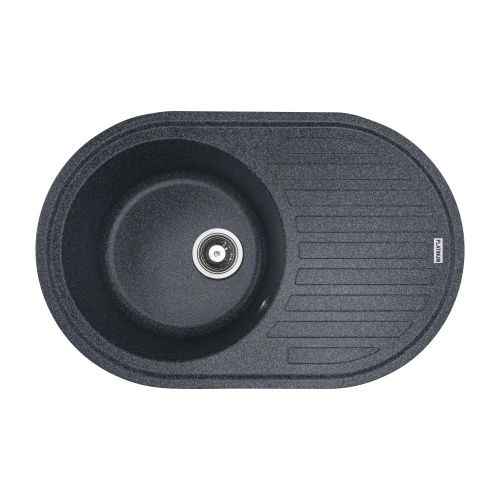 Гранитная мойка для кухни VALESO LIRA 7750 матовая Графит