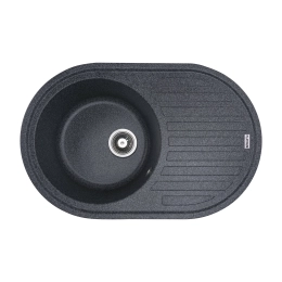 Гранитная мойка для кухни VALESO LIRA 7750 матовая Графит