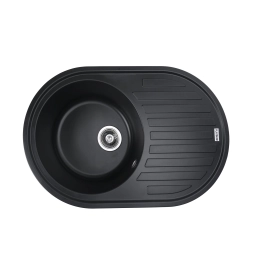 Гранитная мойка для кухни VALESO LIRA 7750 матовая Черная