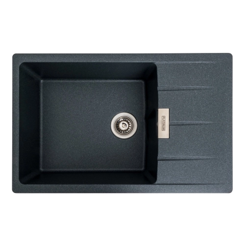 Гранитная мойка для кухни VALESO 7850 ROMA матовая (антрацит)
