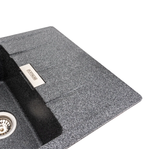 Гранитная мойка для кухни VALESO ROMA 7850 матовая Графит - Фото № 1