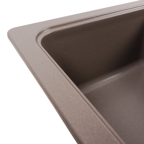 Гранитная мойка для кухни VALESO VERONA 7850 матовая Дюна - Фото № 3