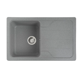 Гранитная мойка для кухни VALESO VERONA 7850 матовая Серая