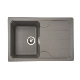 Гранитная мойка для кухни VALESO VERONA 7850 матовая Серый муссон