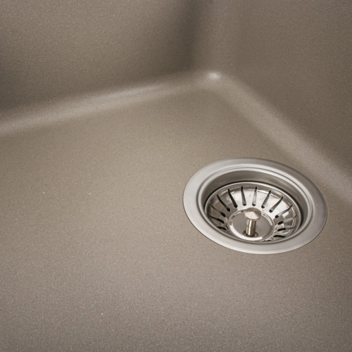 Гранитная мойка для кухни VALESO VERONA 7850 матовая Титан - Фото № 4