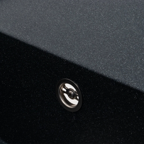 Гранитная мойка для кухни VALESO AZURIT 7950 матовая Антрацит - Фото № 3