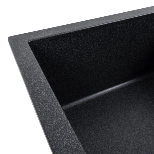 Гранитная мойка для кухни VALESO SELENA 7950 матовая Карбон - Фото № 2