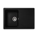 Гранитная мойка для кухни VALESO VERONA 7850 матовая Черная - Фото №1