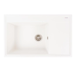 Гранитная мойка для кухни VALESO AZURIT 7950 матовая Белоснежная