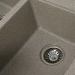 Granite kitchen sink VALESO 7850 HARMONY opaque Gray - Фото № 1