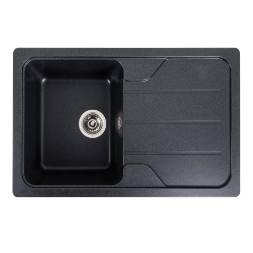 Гранитная мойка для кухни VALESO VERONA 7850 матовая Карбон