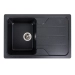 Гранитная мойка для кухни VALESO VERONA 7850 матовая Карбон - Фото № 1