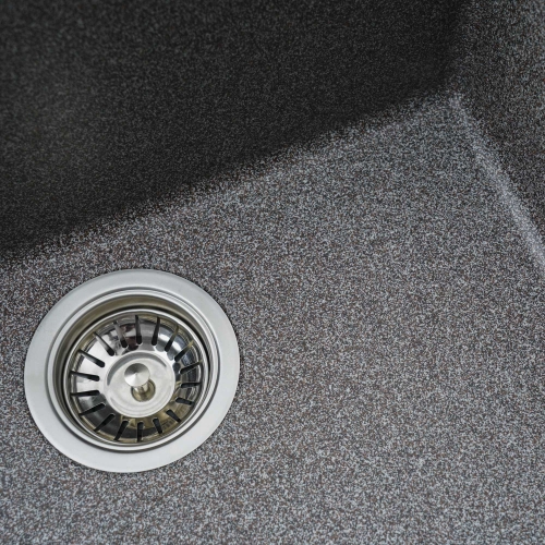 Гранитная мойка для кухни VALESO OASIS 5444 матовая Микс - Фото № 7