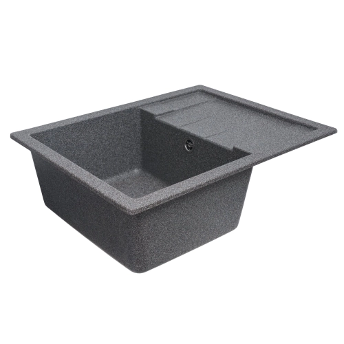 Гранитная мойка для кухни VALESO INTENSO 6550 матовая Микс - Фото № 6