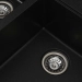 VALESO HARMONY 7850 Granite Kitchen Sink, Matte Black Metallic - Фото № 1