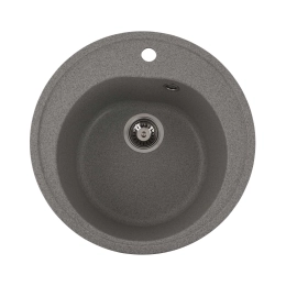 Гранитная мойка для кухни VALESO LUNA 510 матовая Серая