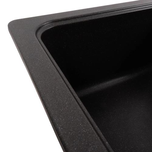 Гранитная мойка для кухни VALESO VERONA 7850 матовая Морион - Фото № 2