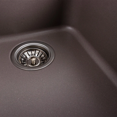 Гранитная мойка для кухни VALESO KORRADO 4050 матовая Дюна - Фото № 3