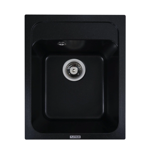 Гранитная мойка для кухни VALESO KORRADO 4050 матовая Черный металлик