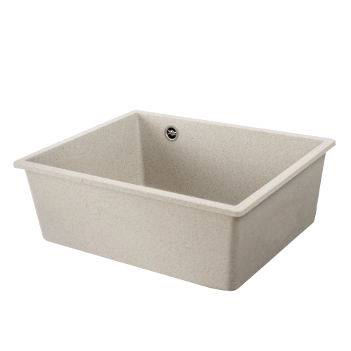 Гранитная мойка для кухни VALESO OASIS 5444 матовая Топаз - Фото № 4