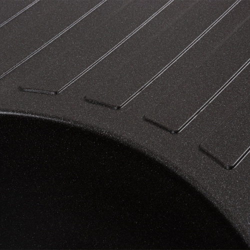 Гранитная мойка для кухни VALESO LIRA 7750 матовая Морион - Фото № 3