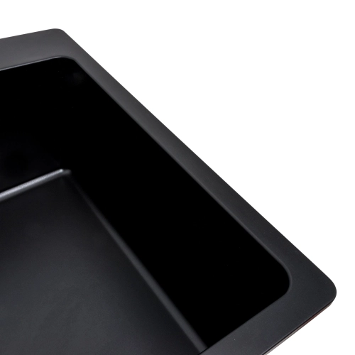 VALESO BOGEMA 7850 Granite Kitchen Sink, Matte Black - Фото № 1