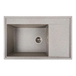 Гранитная мойка для кухни VALESO AZURIT 7950 матовая Серая