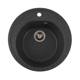 Гранитная мойка для кухни VALESO LUNA 510 матовая Графит