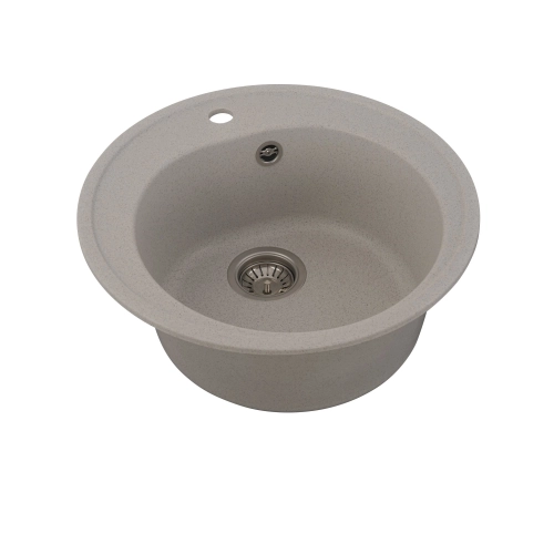 Гранитная мойка для кухни VALESO LUNA 510 матовая Топаз - Фото № 1