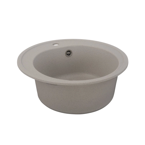 Гранитная мойка для кухни VALESO LUNA 510 матовая Топаз - Фото № 3