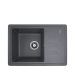 VALESO LIANA 6243 Granite Kitchen Sink, Matte Gray Monsoon