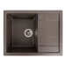VALESO INTENSO 6550 Granite Kitchen Sink, Matte Dark Rock