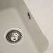 Гранитная мойка для кухни VALESO VERONA 7850 матовая Белая в точку - Фото № 3