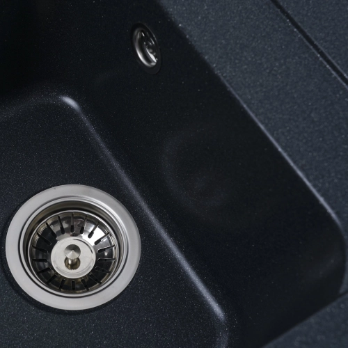 Гранитная мойка для кухни VALESO KORRADO 4050 матовая Антрацит - Фото № 1