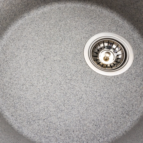VALESO ONYX 5847 Granite Kitchen Sink, Matte Gray - Фото № 4