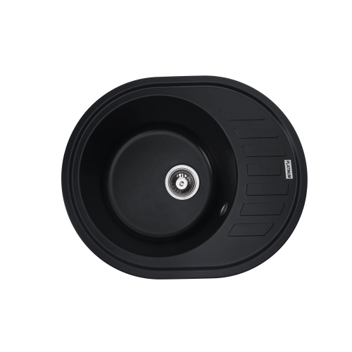 Гранитная мойка для кухни VALESO SOUL 6250 матовая Черная