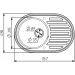 VALESO LIRA 7750 Granite Kitchen Sink, Matte Mix - Фото № 2
