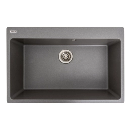 Гранитная мойка для кухни VALESO BOGEMA 7850 матовая Серый муссон
