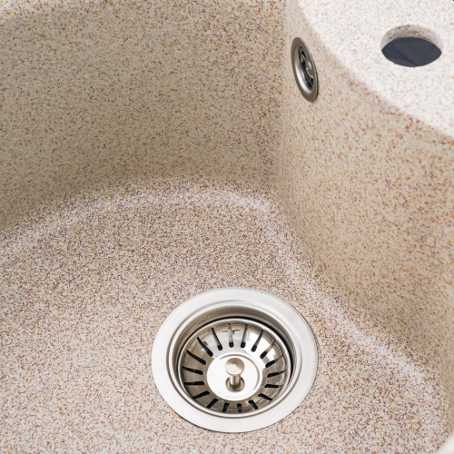 Гранитная мойка для кухни VALESO TURAS 480 матовая Карамель - Фото № 9