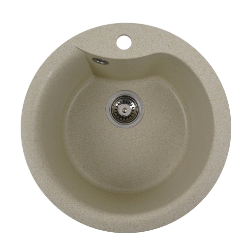 VALESO TURAS 480 Granite Kitchen Sink, Matte Sand