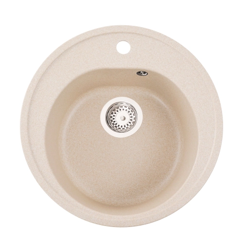 Гранитная мойка для кухни VALESO LUNA 510 матовая Сафари - Фото № 2